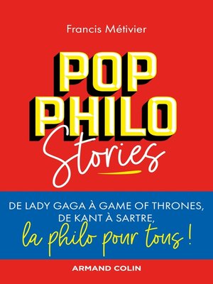 cover image of Pop philo Stories